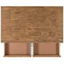 1_Boone 48" Wide Light Walnut 2-Drawer Occasional Coffee Table