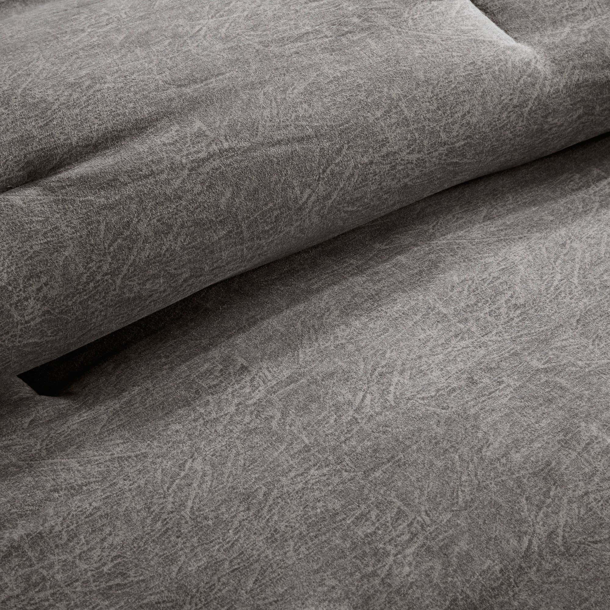 Boone Gray Cal King 7-Piece Comforter Set