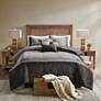 Thumbnail1 of Boone Gray King 7-Piece Comforter Set