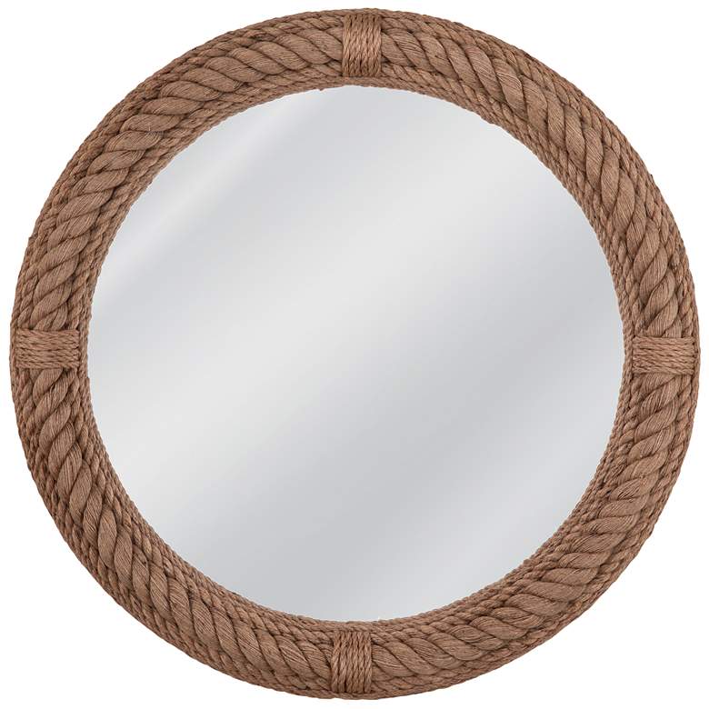 Image 1 Boothbay 36"H Coastal Styled Wall Mirror
