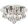 Bordeaux 13 3/4" Wide Polished Chrome 4-Light Ceiling Light