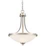 3_Bordeaux 17" Wide Brushed Nickel Bowl Pendant Light