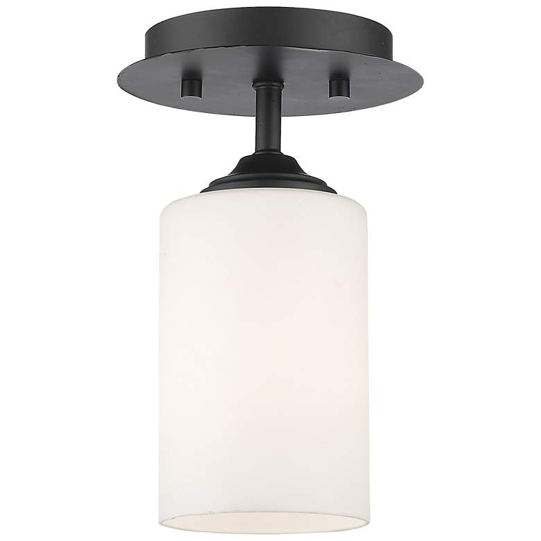 Image 1 Bordeaux by Z-Lite Bronze 1 Light Flush Mount