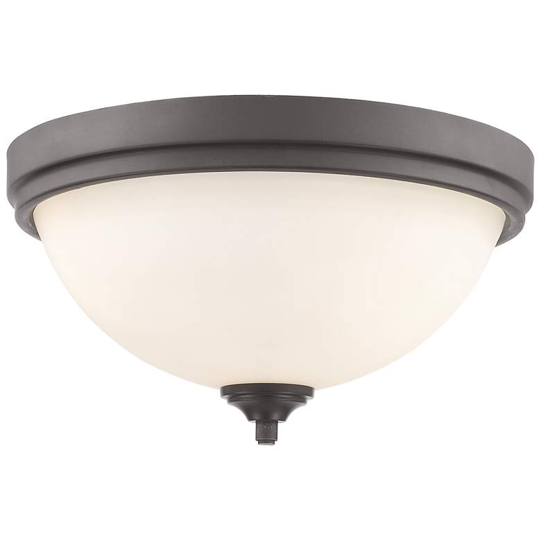 Image 1 Bordeaux by Z-Lite Bronze 3 Light Flush Mount