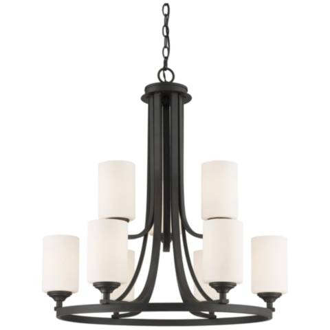 Bordeaux by Z-Lite Bronze 9 Light Chandelier - #3140D | Lamps Plus