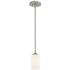 Bordeaux by Z-Lite Brushed Nickel 1 Light Mini Pendant