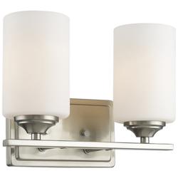 Bordeaux by Z-Lite Brushed Nickel 2 Light Vanity