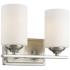 Bordeaux by Z-Lite Brushed Nickel 2 Light Vanity
