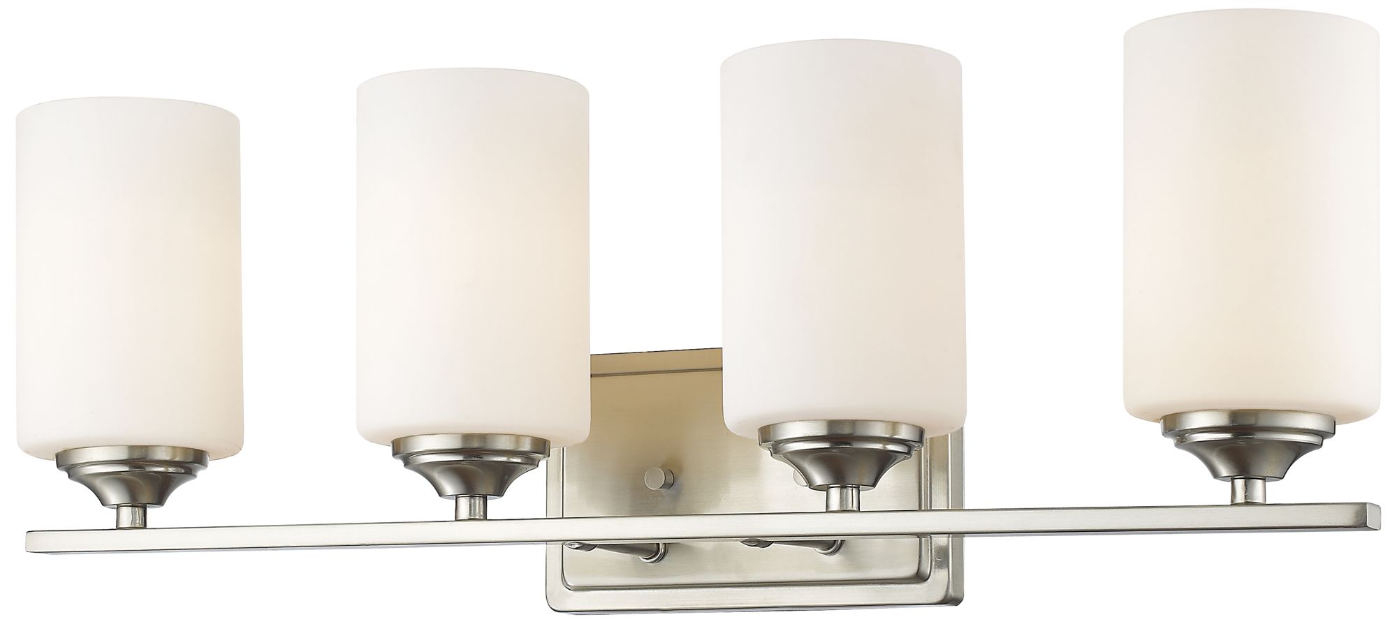 Bordeaux by Z-Lite Brushed Nickel 24 inch 4 Light Vanity