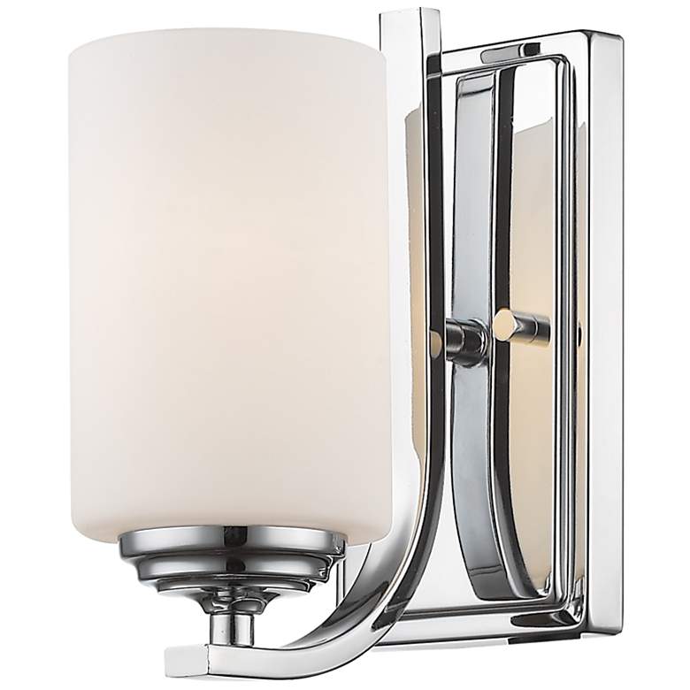 Image 1 Bordeaux by Z-Lite Chrome 1 Light Wall Sconce