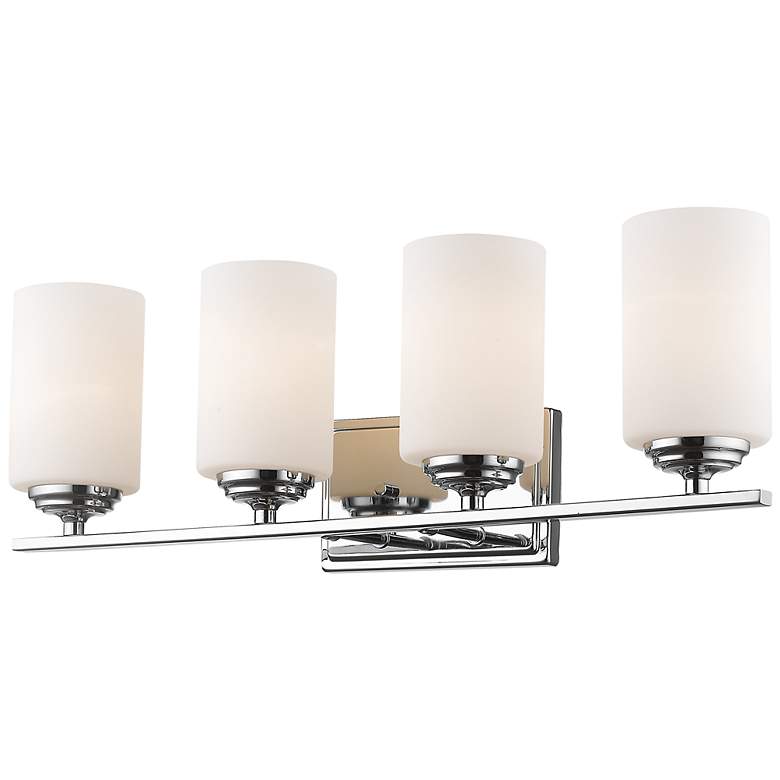 Image 1 Bordeaux by Z-Lite Chrome 4 Light Vanity