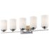 Bordeaux by Z-Lite Chrome 5 Light Vanity