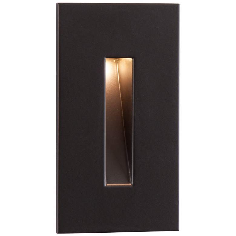 Image 1 Border Bronze 4 1/2" High LED Step Light