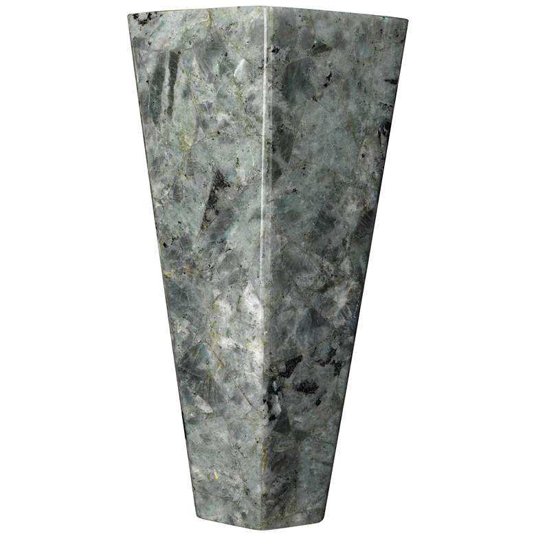 Image 1 Borealis 13 1/2" High Labradorite Tall Hexagon Wall Sconce