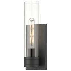 Boreas 13 3/4" High Matte Black ADA Wall Sconce