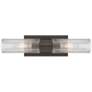 2_Boreas 18" High Bronze Clear Glass 2-Light ADA Wall Sconce more views