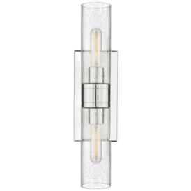 Boreas 18" High Polished Nickel 2-Light Wall Sconce Boreas 18" High Polished Nickel 2-Light Wall Sconce