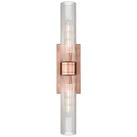 Boreas 24" High Antique Copper 2-Light Wall Sconce Boreas 24" High Antique Copper 2-Light Wall Sconce