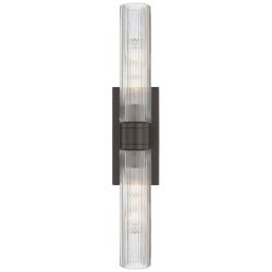 Boreas 24" High Oil-Rubbed Bronze 2-Light Wall Sconce