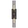 Boreas 24"H Oil-Rubbed Bronze Wall Sconce with Smoke Glass