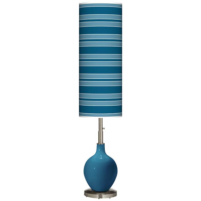 Image 1 Bosporus Bold Stripe Ovo Floor Lamp