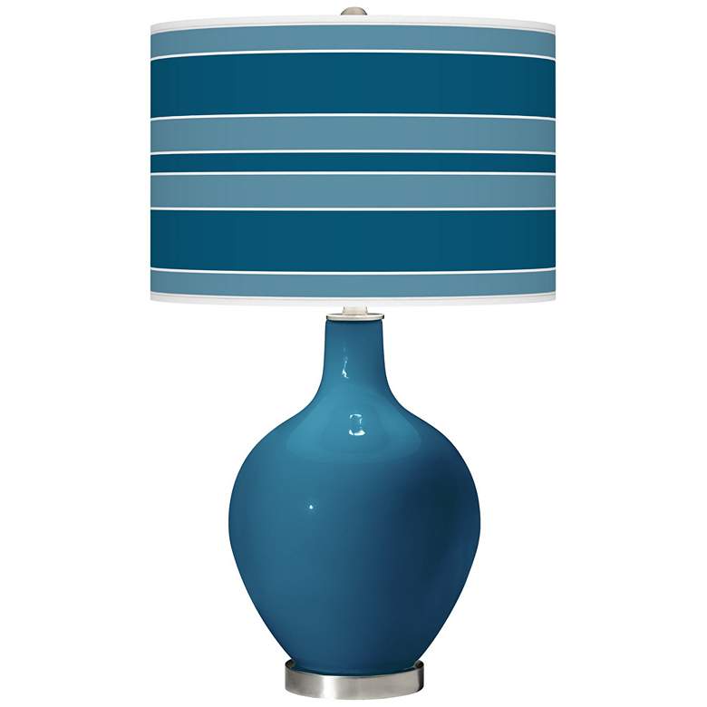 Image 1 Bosporus Bold Stripe Ovo Table Lamp