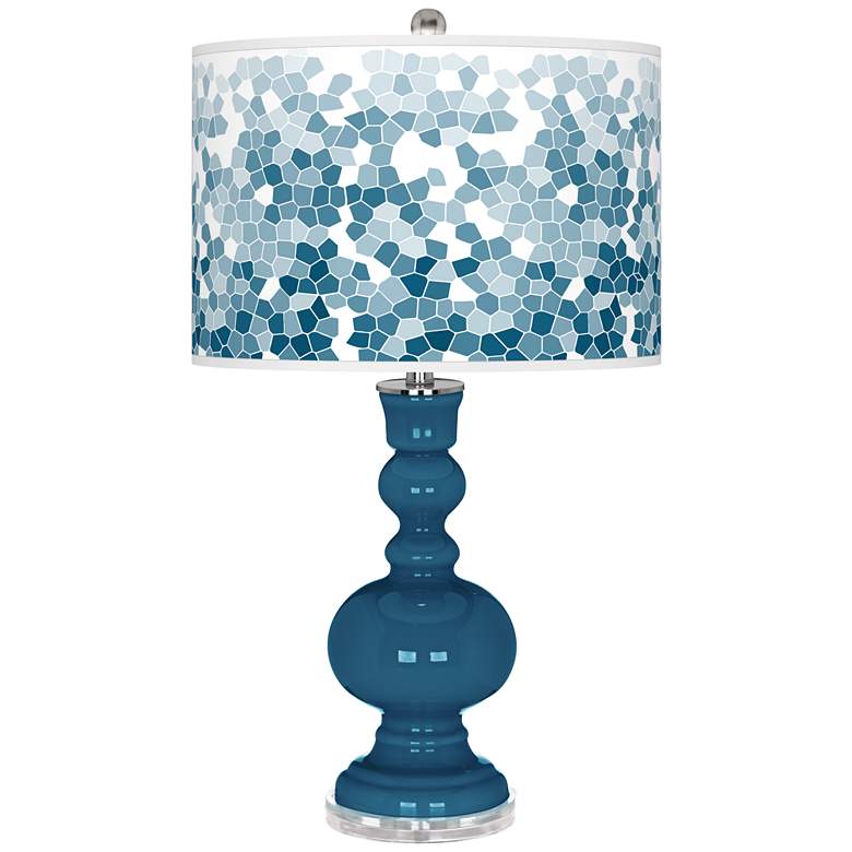 Image 1 Bosporus Mosaic Giclee Apothecary Table Lamp