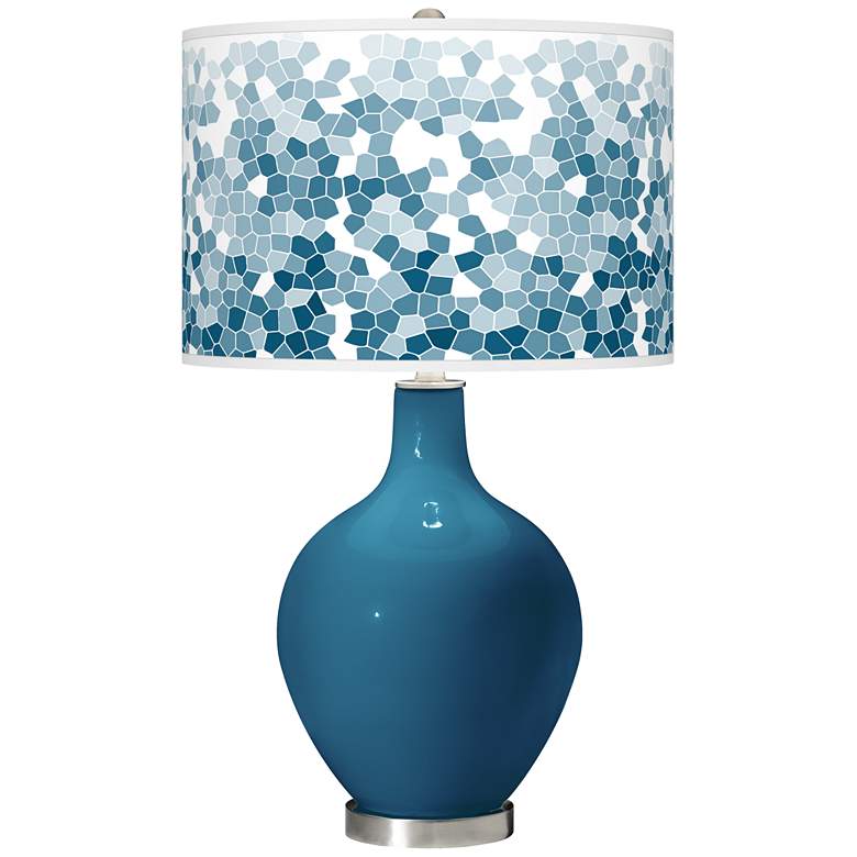 Image 1 Bosporus Mosaic Giclee Ovo Table Lamp