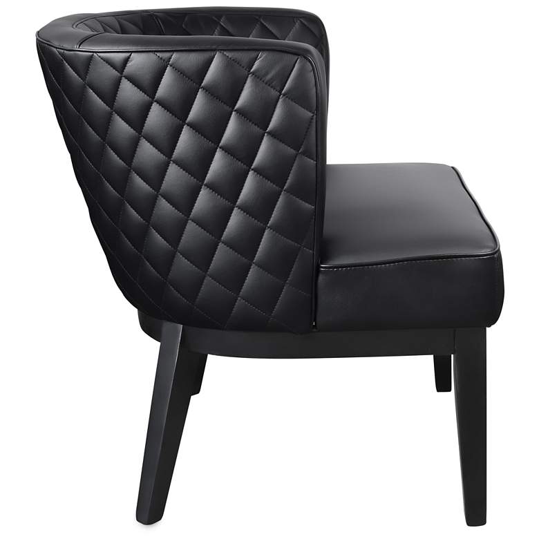 Image 3 Boss Ava Black Quilted Diamond Accent Chair more views
