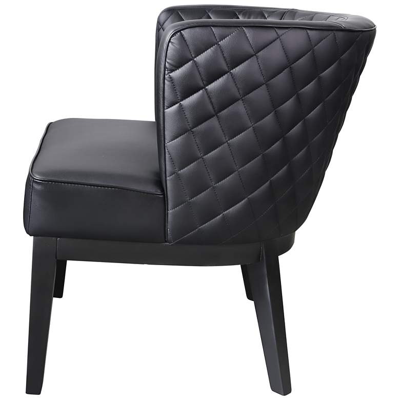 Image 5 Boss Ava Black Quilted Diamond Accent Chair more views