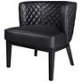 Boss Ava Black Quilted Diamond Accent Chair