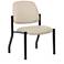 Boss Beige Antimicrobial Vinyl Armless Guest Chair 300 Lb. Weight Capacity