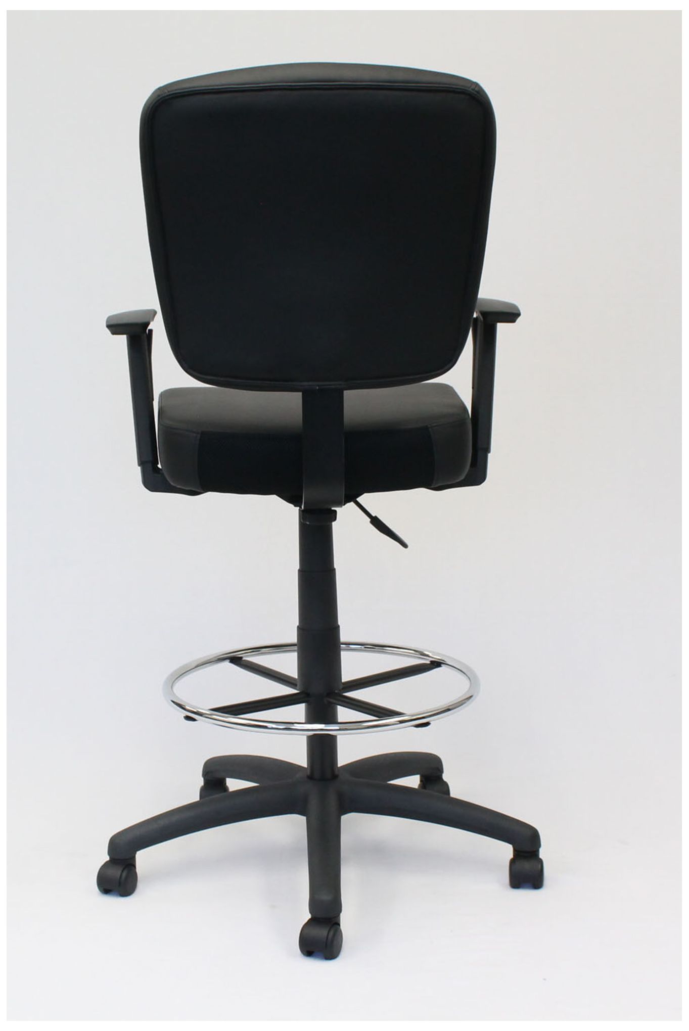 Image 5 Boss Black 300 lb Heavy Duty Office Stool more views