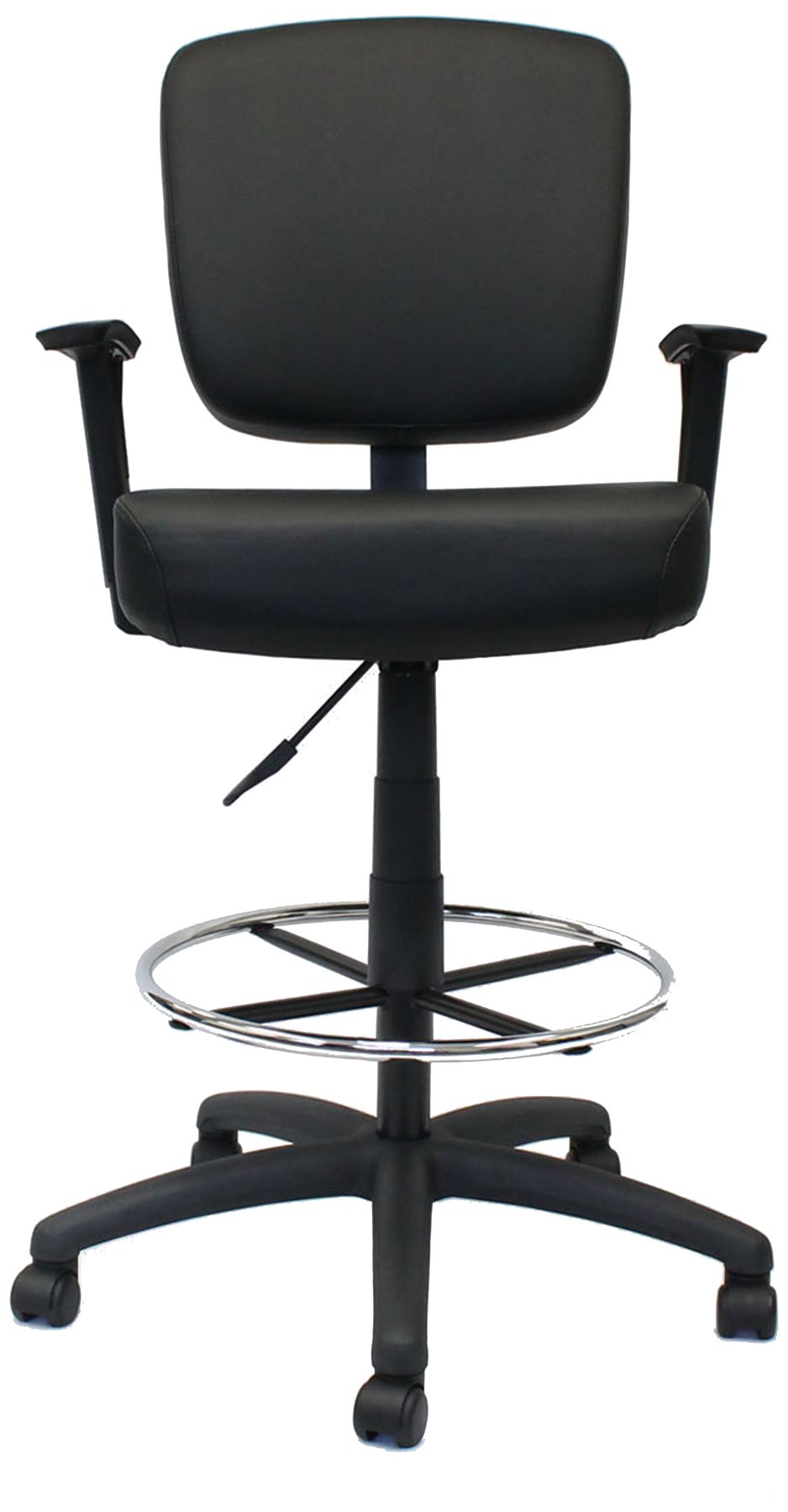 Image 6 Boss Black 300 lb Heavy Duty Office Stool more views