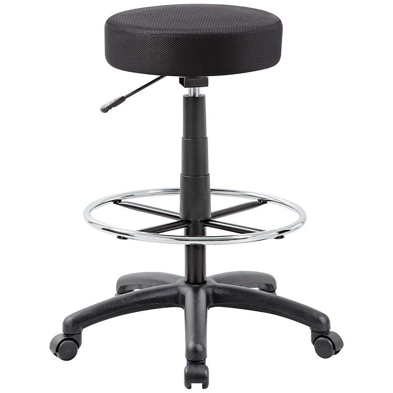 Image 1 Boss Black Adjustable Drafting Stool