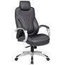 Boss Black Adjustable Executive Hinged-Arm Office Chair
