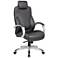 Boss Black Adjustable Executive Hinged-Arm Office Chair