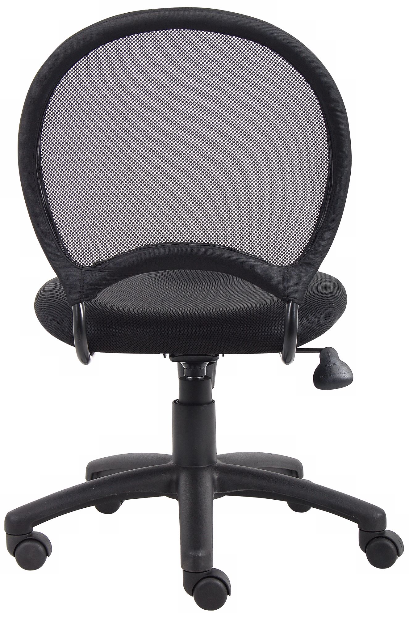 Image 2 Boss Black Armless Mesh Task Chair more views