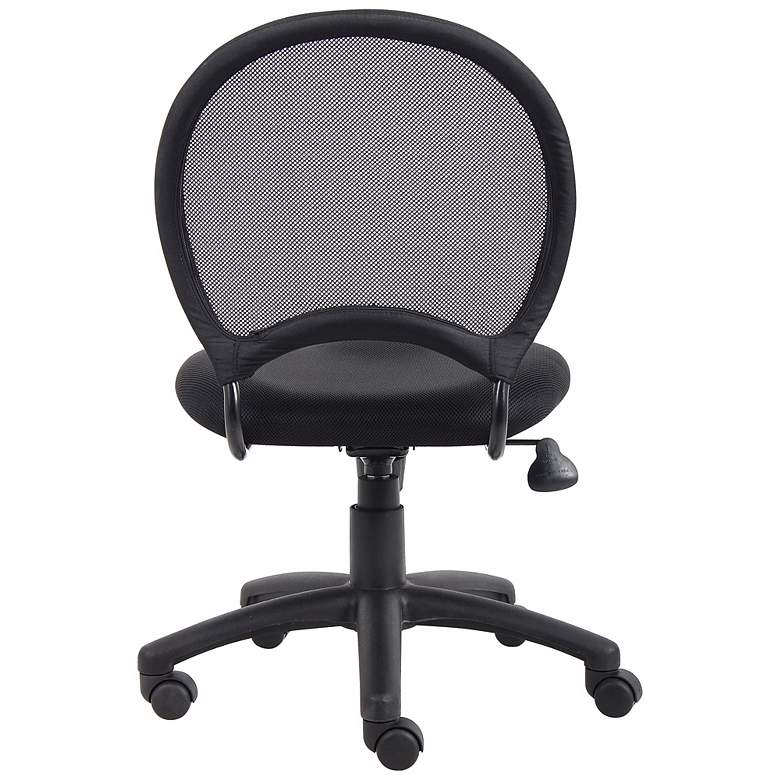Image 2 Boss Black Armless Mesh Task Chair more views