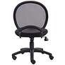 2_Boss Black Armless Mesh Task Chair more views