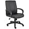Boss Black CaressoftPlus Executive Mid Back Chair