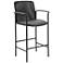 Boss Black Contemporary Mesh Counter Stool