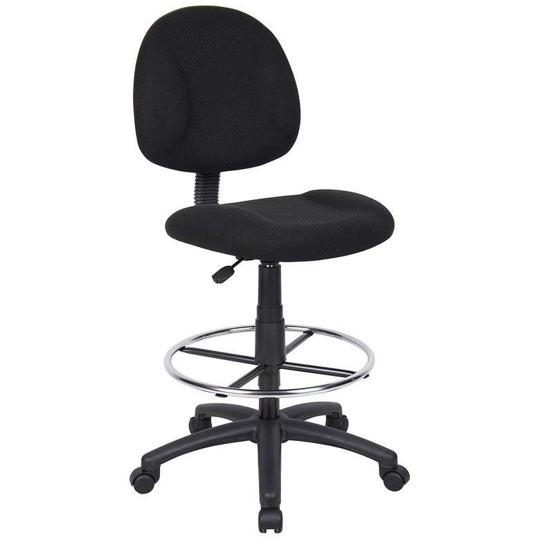 Image 1 Boss Black Ergonomic Works Adjustable Drafting Chair