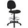 Boss Black Ergonomic Works Adjustable Drafting Chair