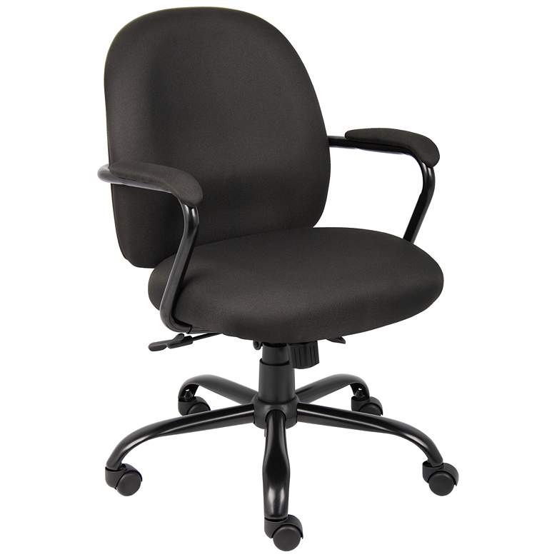 Image 1 Boss Black Fabric Heavy Duty Task Chair