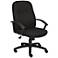 Boss Black Fabric Mid-Back Managers Chair
