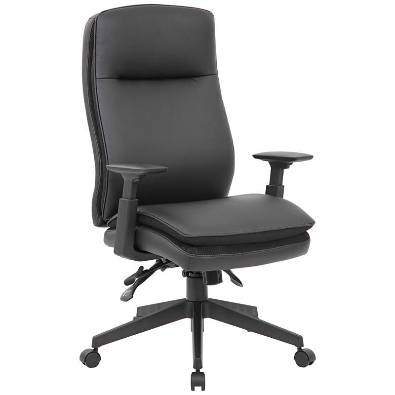 Image 1 Boss Black High-Back Adjustable Executive Office Chair