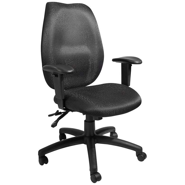 Image 1 Boss Black High Back Adjustable Task Chair