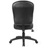 4_Boss Black Leather Adjustable Office Chair with Casters more views