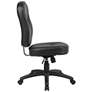 5_Boss Black Leather Adjustable Office Chair with Casters more views